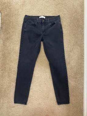 Mudd Women's FLX Stretch Low Rise Skinny Jeans - Faded Black Size 13